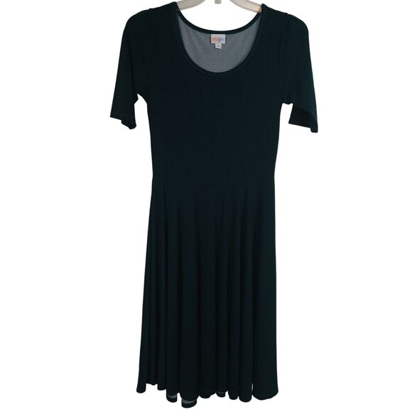 Preppy Fairycore Casual Cottage Cabin Preppy Peasant T-Shirt Dress Green LG - Picture 2 of 14